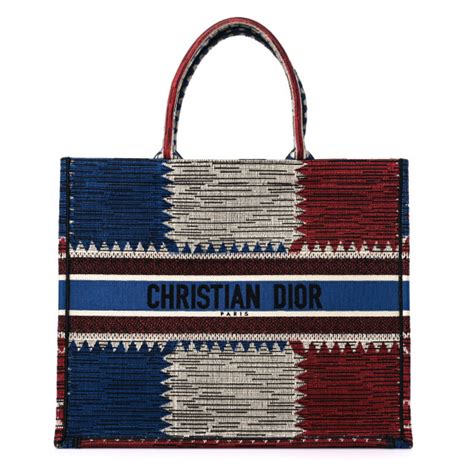 dior union jack tote|CHRISTIAN DIOR Canvas Embroidered Exclusive Union Jack .